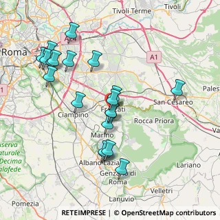 Mappa Via Don Bosco, 00044 Frascati RM, Italia (8.3855)
