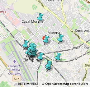 Mappa Via Morena, 00043 Ciampino RM, Italia (0.913)