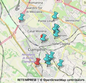 Mappa Via Morena, 00043 Ciampino RM, Italia (1.875)