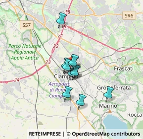 Mappa Via Morena, 00043 Ciampino RM, Italia (2.27727)