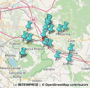 Mappa A1dir, 00030 San Cesareo RM, Italia (6.4385)