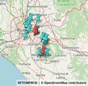 Mappa Via Senni, 00044 Frascati RM, Italia (11.043)