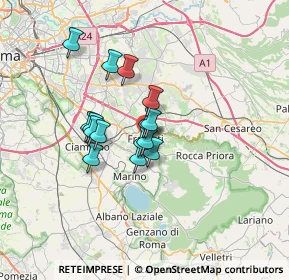 Mappa Via Senni, 00044 Frascati RM, Italia (4.98067)