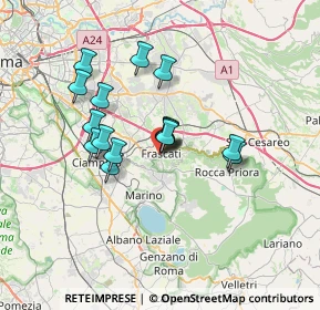 Mappa Via Senni, 00044 Frascati RM, Italia (5.7775)