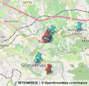 Mappa Via Senni, 00044 Frascati RM, Italia (1.34083)