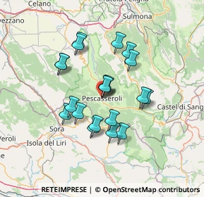Mappa Via Isonzo, 67032 Pescasseroli AQ, Italia (12.0275)