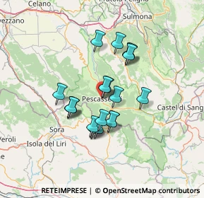 Mappa Via Isonzo, 67032 Pescasseroli AQ, Italia (11.3455)