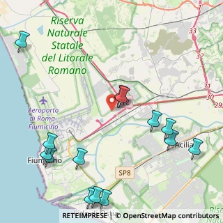 Mappa Via Lucio Battisti, 00054 Fiumicino RM, Italia (5.93786)