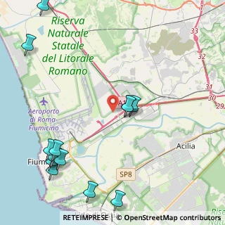 Mappa Via Lucio Battisti, 00054 Fiumicino RM, Italia (6.07786)