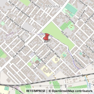 Mappa Via Fratelli Wright,  35, 00043 Ciampino, Roma (Lazio)