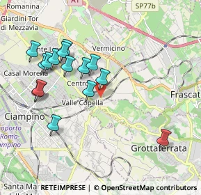 Mappa Via della Cavona, 00046 Grottaferrata RM, Italia (2.052)