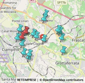 Mappa Via della Cavona, 00046 Grottaferrata RM, Italia (1.8605)