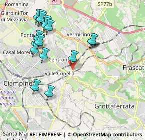 Mappa Via della Cavona, 00046 Grottaferrata RM, Italia (2.32667)