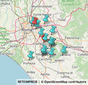 Mappa Via della Cavona, 00046 Grottaferrata RM, Italia (10.10875)