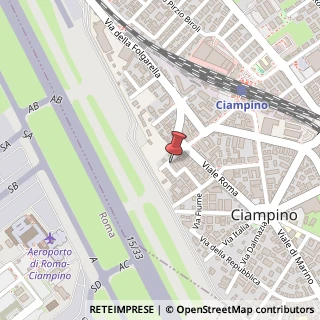 Mappa Via San Francesco D'Assisi, 129, 00043 Ciampino, Roma (Lazio)