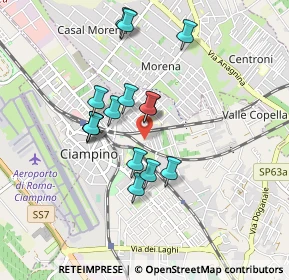 Mappa Via Frascati, 00043 Ciampino RM, Italia (0.80067)