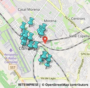 Mappa Via Frascati, 00043 Ciampino RM, Italia (0.835)