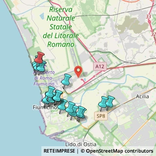 Mappa Piazzale Caduti Italiani in Bosnia, 00054 Fiumicino RM, Italia (4.7105)