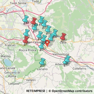 Mappa Strada Provinciale, 00030 Labico RM, Italia (6.94)