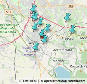 Mappa Via Panarea, 00043 Ciampino RM, Italia (3.1275)