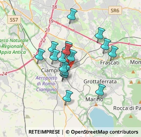 Mappa Via Panarea, 00043 Ciampino RM, Italia (2.85438)
