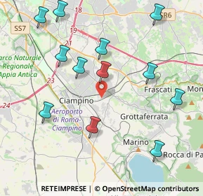 Mappa Via Panarea, 00043 Ciampino RM, Italia (4.83583)