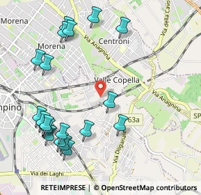 Mappa Via Panarea, 00043 Ciampino RM, Italia (1.306)