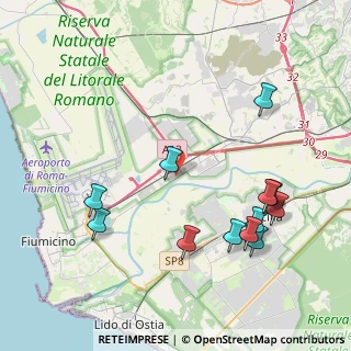 Mappa Via Copenaghen, 00054 Fiumicino RM, Italia (4.81333)