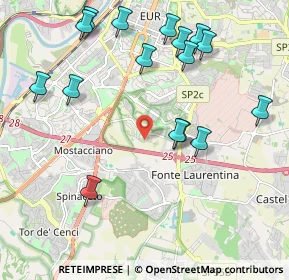 Mappa Via Diego Valeri, 00143 Roma RM, Italia (2.45875)