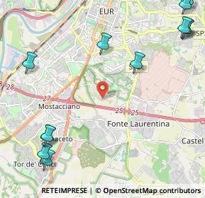 Mappa Via Diego Valeri, 00143 Roma RM, Italia (3.51154)