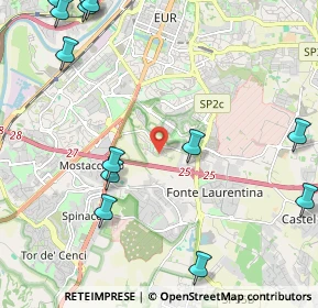 Mappa Via Diego Valeri, 00143 Roma RM, Italia (3.27)