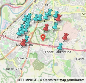 Mappa Via Diego Valeri, 00143 Roma RM, Italia (2.002)