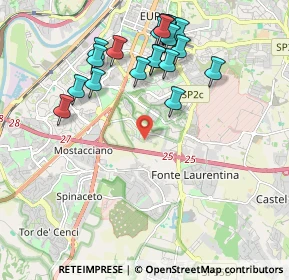 Mappa Via Diego Valeri, 00143 Roma RM, Italia (2.2455)