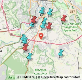 Mappa Via Diego Valeri, 00143 Roma RM, Italia (3.82143)