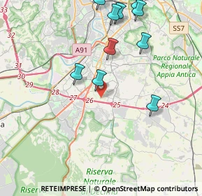 Mappa Via Diego Valeri, 00143 Roma RM, Italia (5.4225)