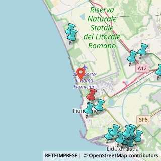 Mappa Via dei Polpi, 00054 Fiumicino RM, Italia (7.21)