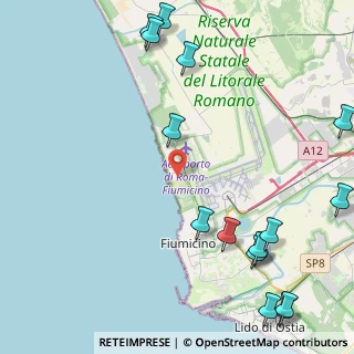 Mappa Via dei Polpi, 00054 Fiumicino RM, Italia (6.52688)