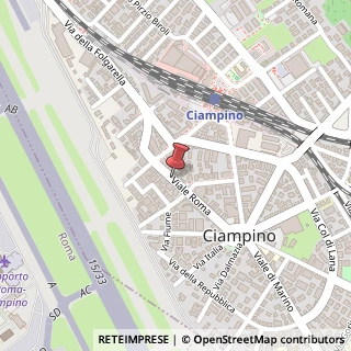 Mappa Viale Roma, 85, 00043 Ciampino, Roma (Lazio)