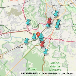 Mappa Via di Trafusa, 00127 Roma RM, Italia (3.46231)