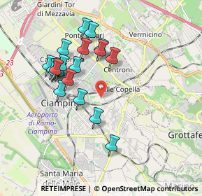 Mappa Via Lampedusa, 00043 Ciampino RM, Italia (1.8615)