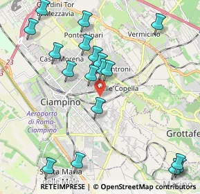 Mappa Via Lampedusa, 00043 Ciampino RM, Italia (2.53667)