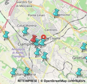 Mappa Via Lampedusa, 00043 Ciampino RM, Italia (2.73692)