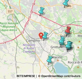 Mappa Via Lampedusa, 00043 Ciampino RM, Italia (5.0225)