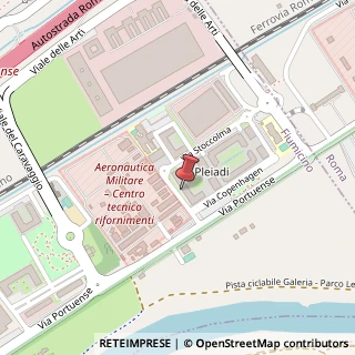 Mappa Via Stoccolma, 25, 00054 Fiumicino, Roma (Lazio)