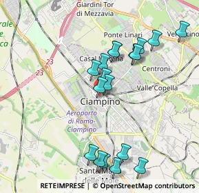 Mappa Via IV Novembre, 00043 Ciampino RM, Italia (2.065)