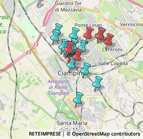 Mappa Via Trieste, 00043 Ciampino RM, Italia (1.2765)