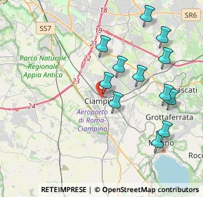 Mappa Via Trieste, 00043 Ciampino RM, Italia (4.25333)