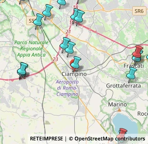 Mappa Via IV Novembre, 00043 Ciampino RM, Italia (6.191)