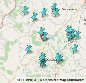 Mappa Via Giuseppe Garibaldi, 86030 Guardialfiera CB, Italia (9.2105)