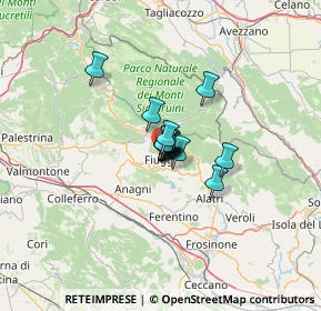 Mappa Via Umberto I, 03014 Fiuggi FR, Italia (5.63071)